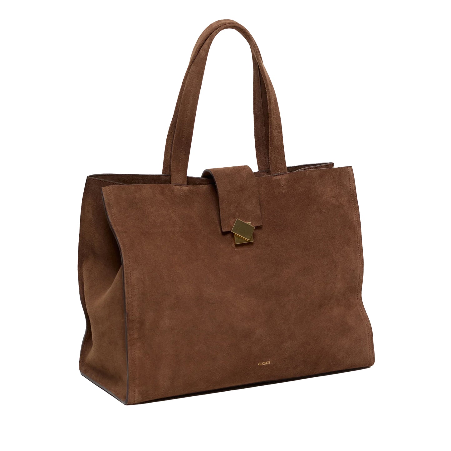 Suede Tote in Arabica Espresso