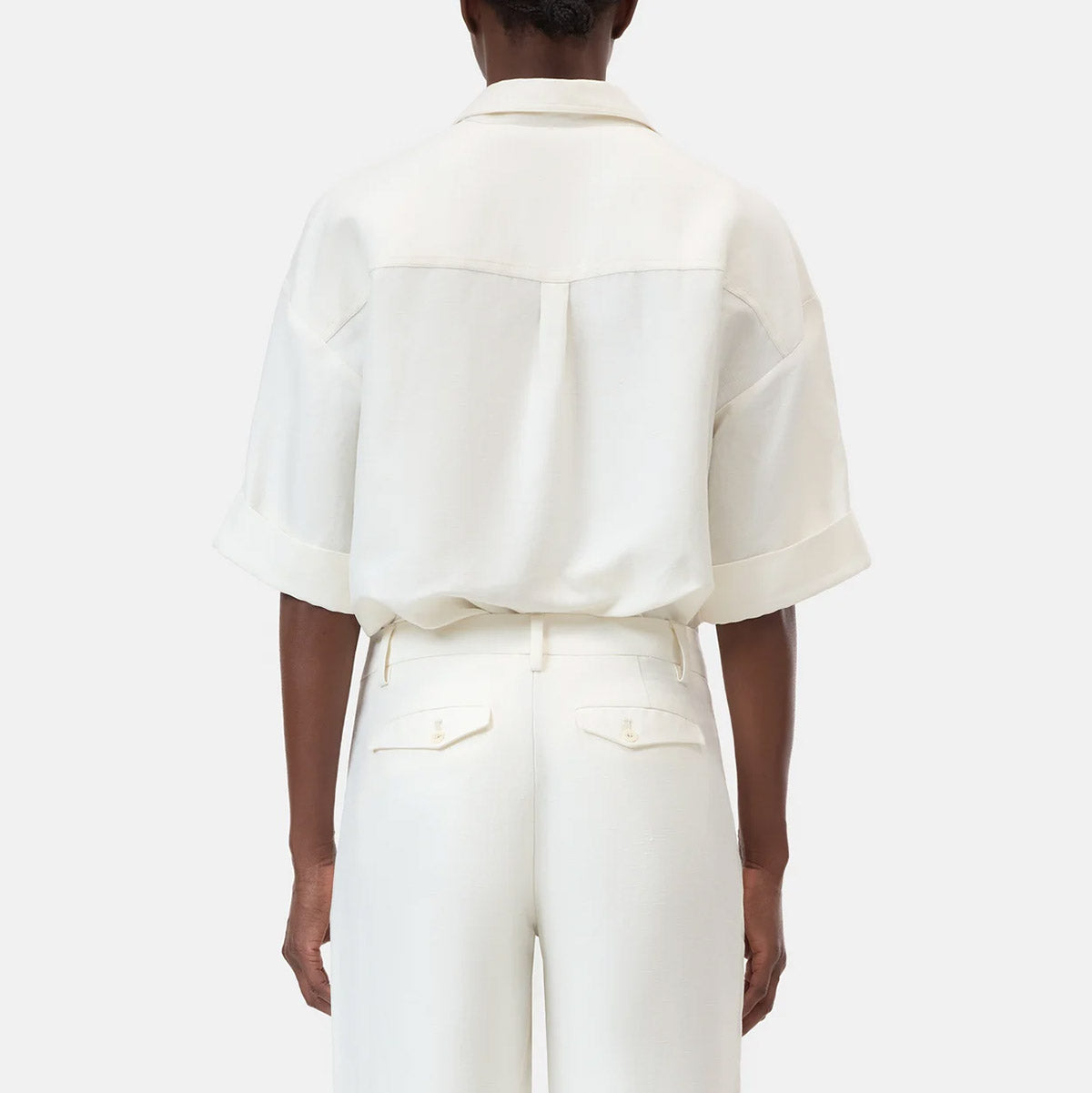 Utility Shirt in Ivory