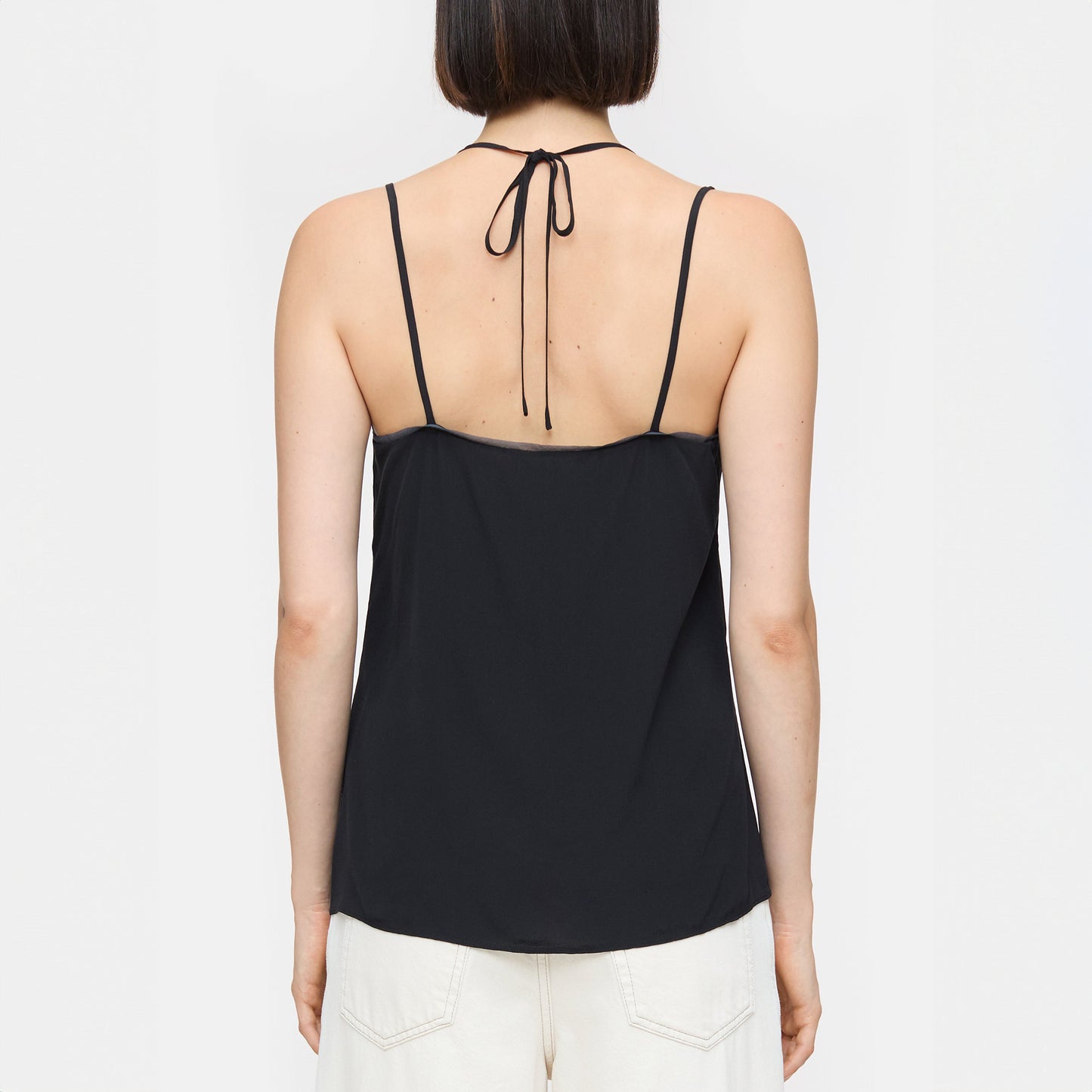 Strappy Crepe Camisole in Back