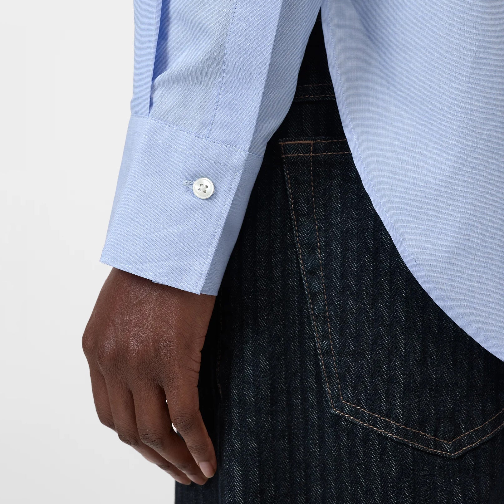 Oversized Shirt in Lazio Blue