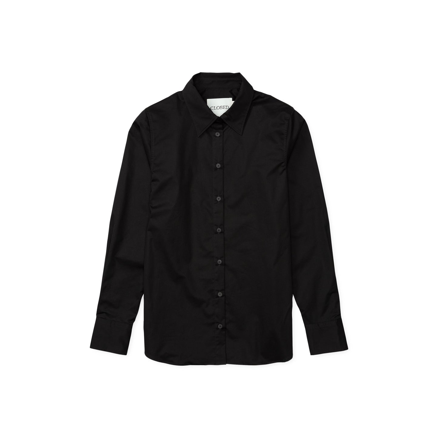 Waisted Button Up in Black