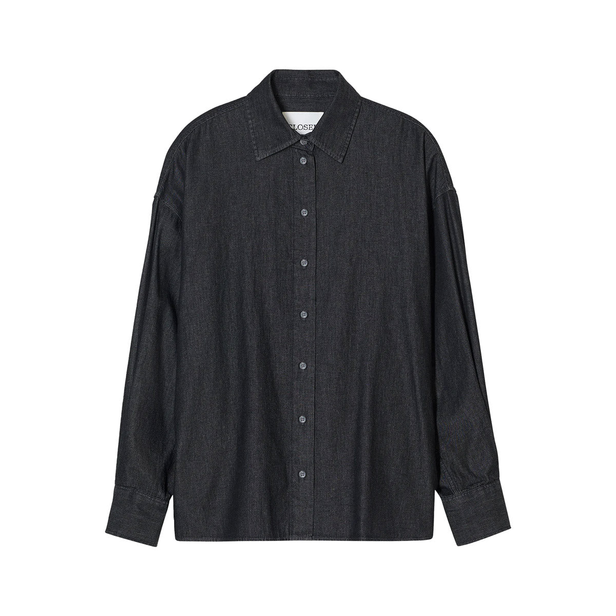Cape Denim Shirt in Mid Grey