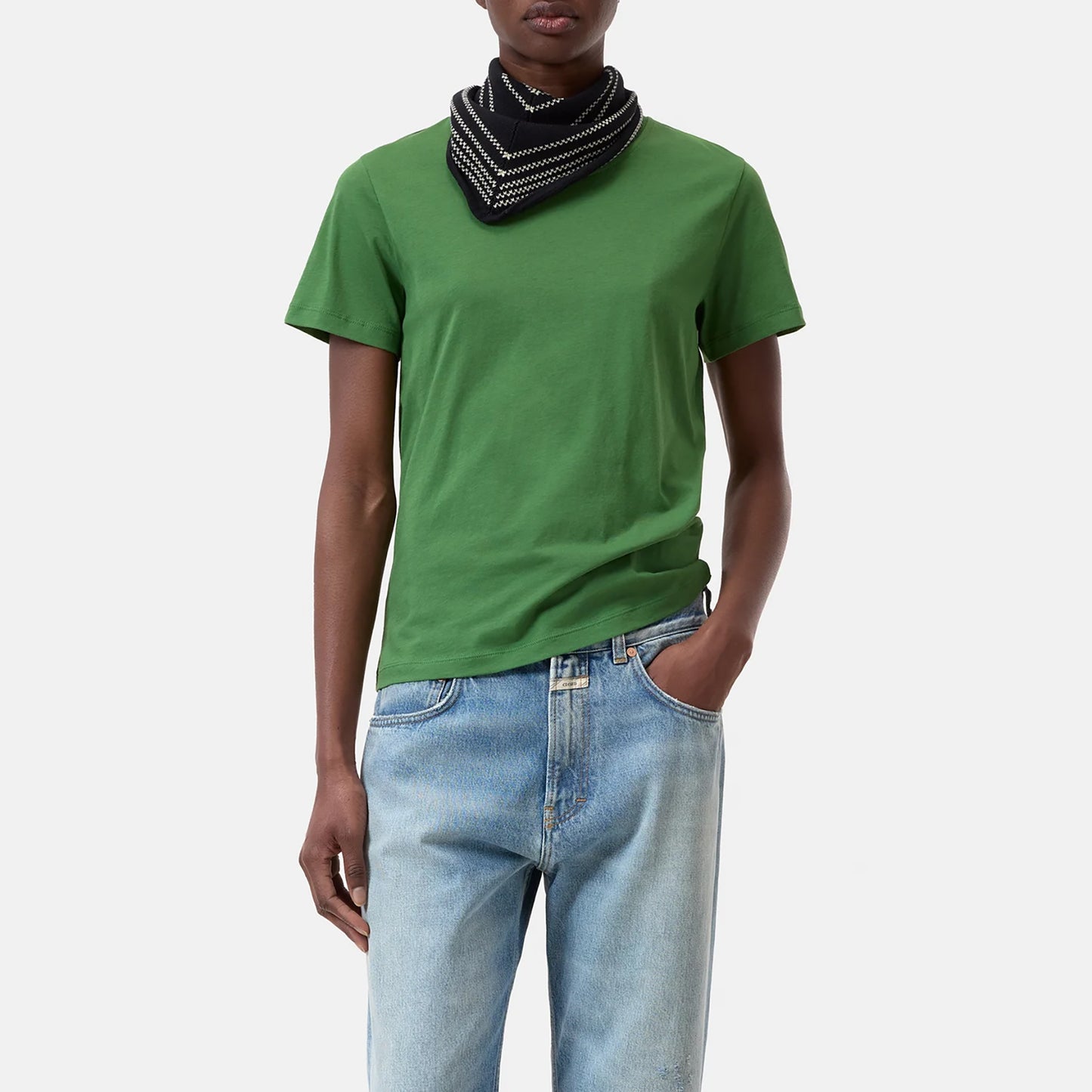 Basic T-Shirt in Matcha Green