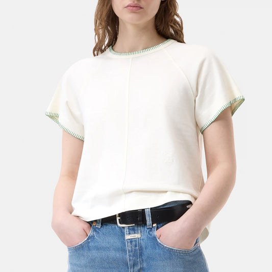 Raglan Tee Shirt in Ivory