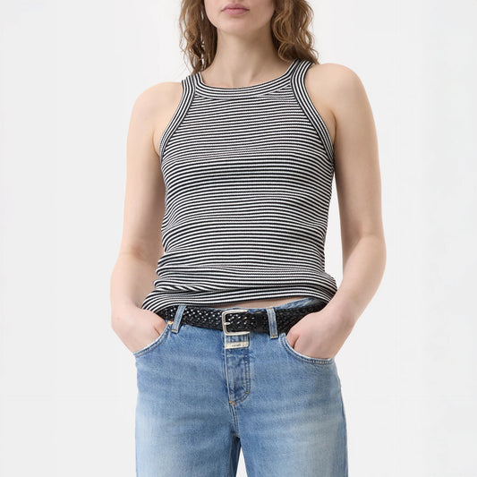Racer Tank Top in Arabiata