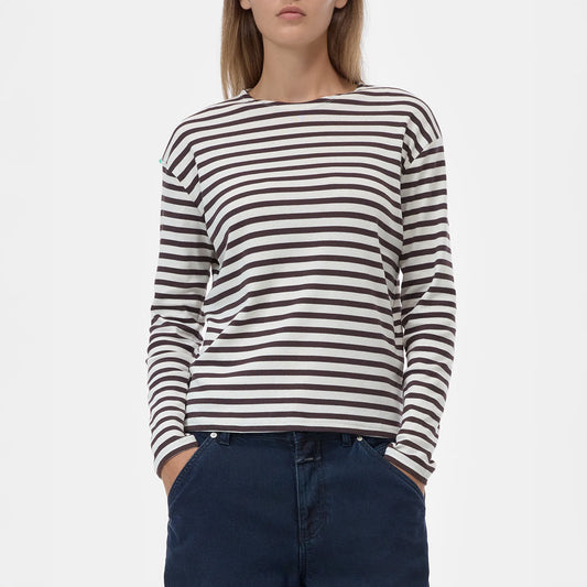 Basic Longsleeve in Cinder Brown