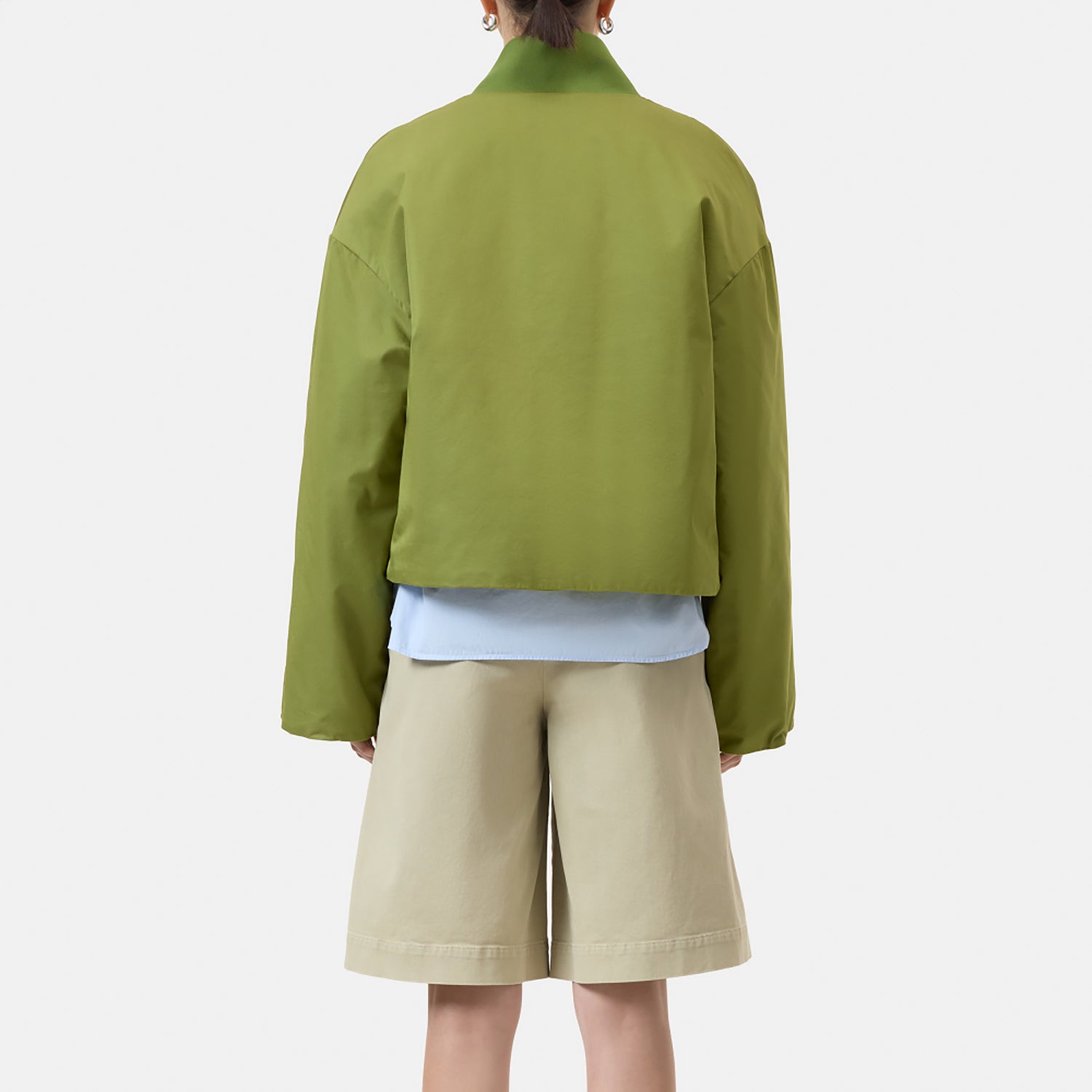 Bomber in Pistachio Green