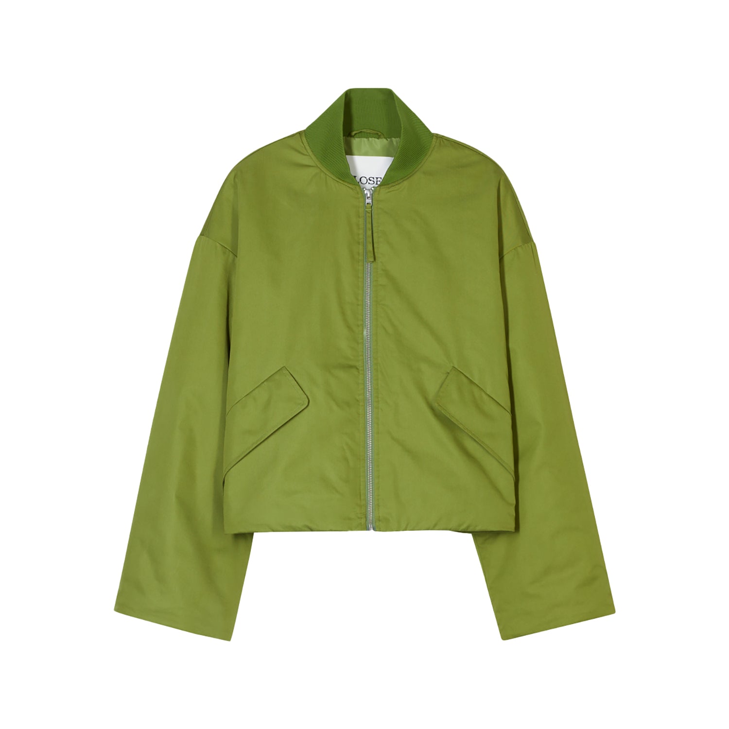 Bomber in Pistachio Green