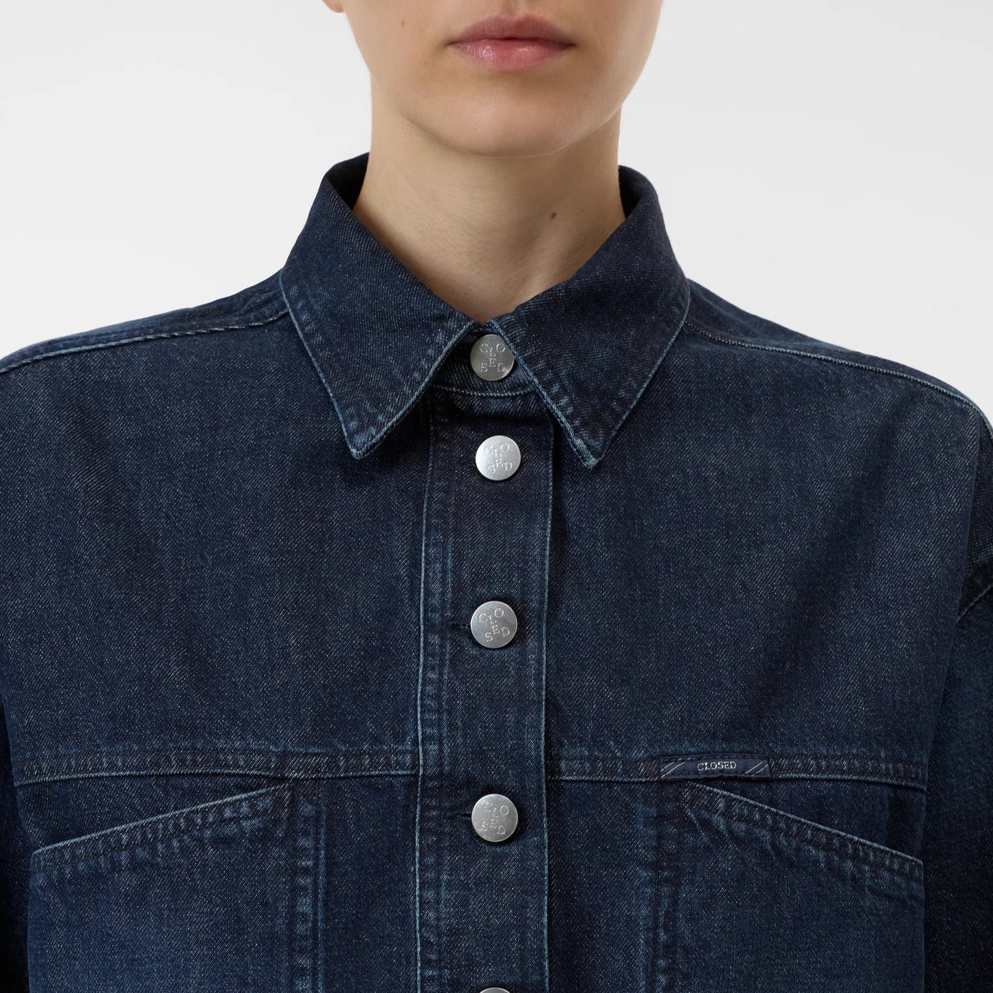 Polo Denim Dress in Dark Blue