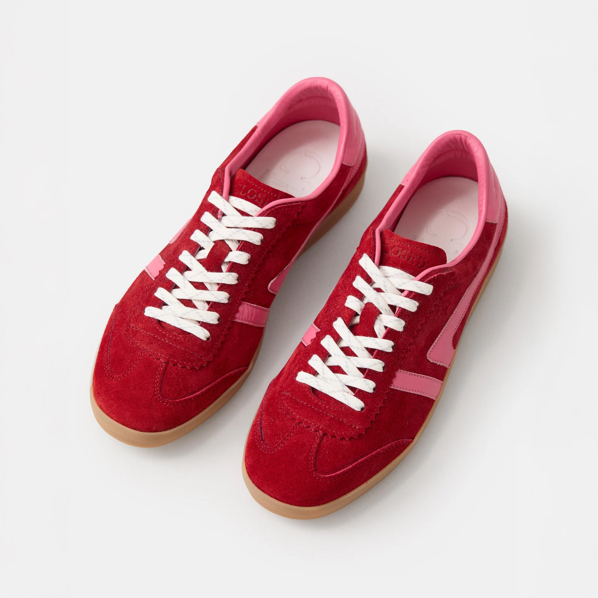 Slim Sneaker in Cherry Red