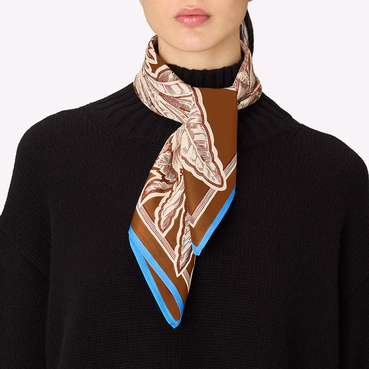 Bangalor Square Scarf in Caramel