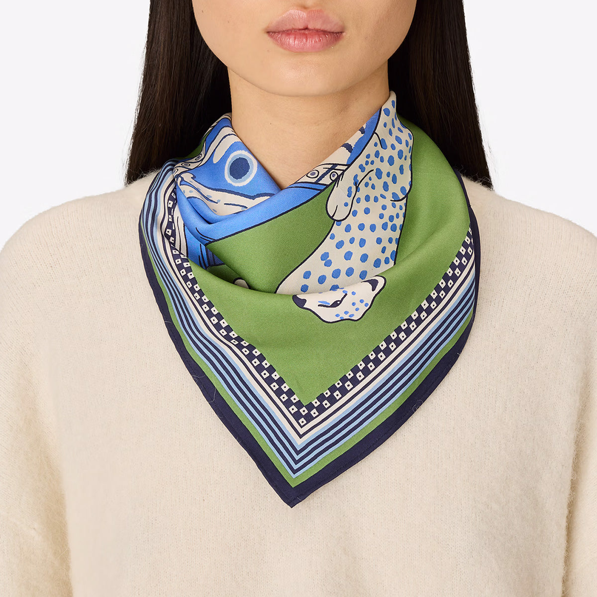 Collectionneur Scarf in Green