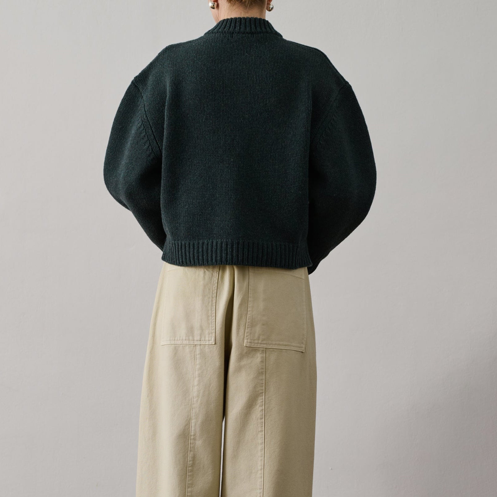 Leonard Cardigan in Forest Green