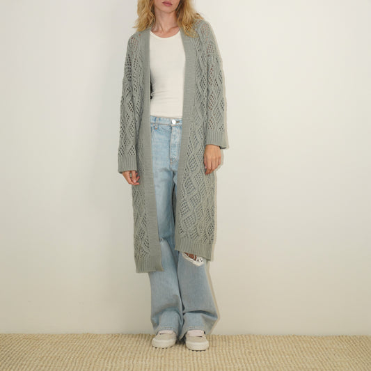 Cedar Knit Duster in Eucalyptus