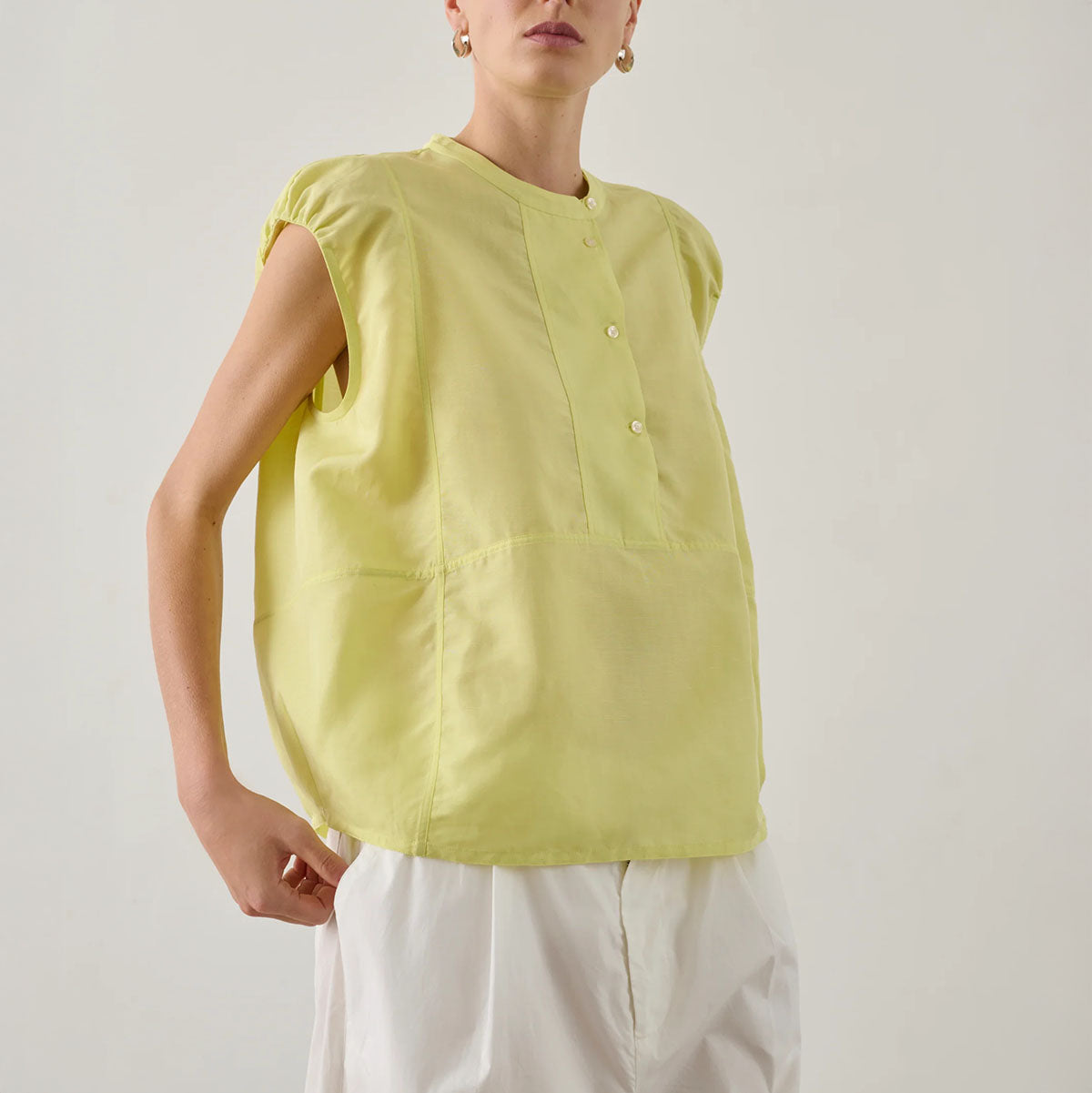 Danube Blouse in Jaune