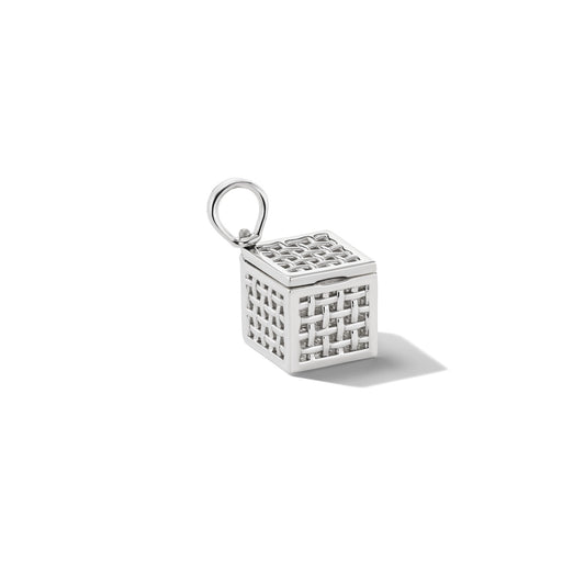 All Screen Box Charm in Silver