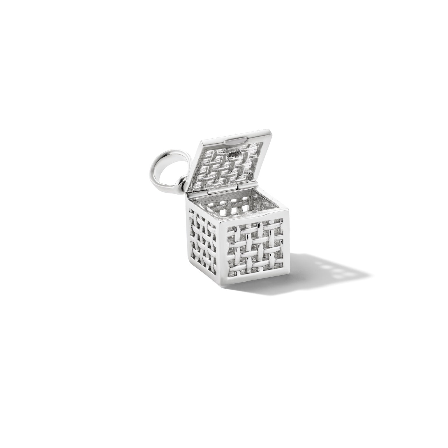 All Screen Box Charm in Silver