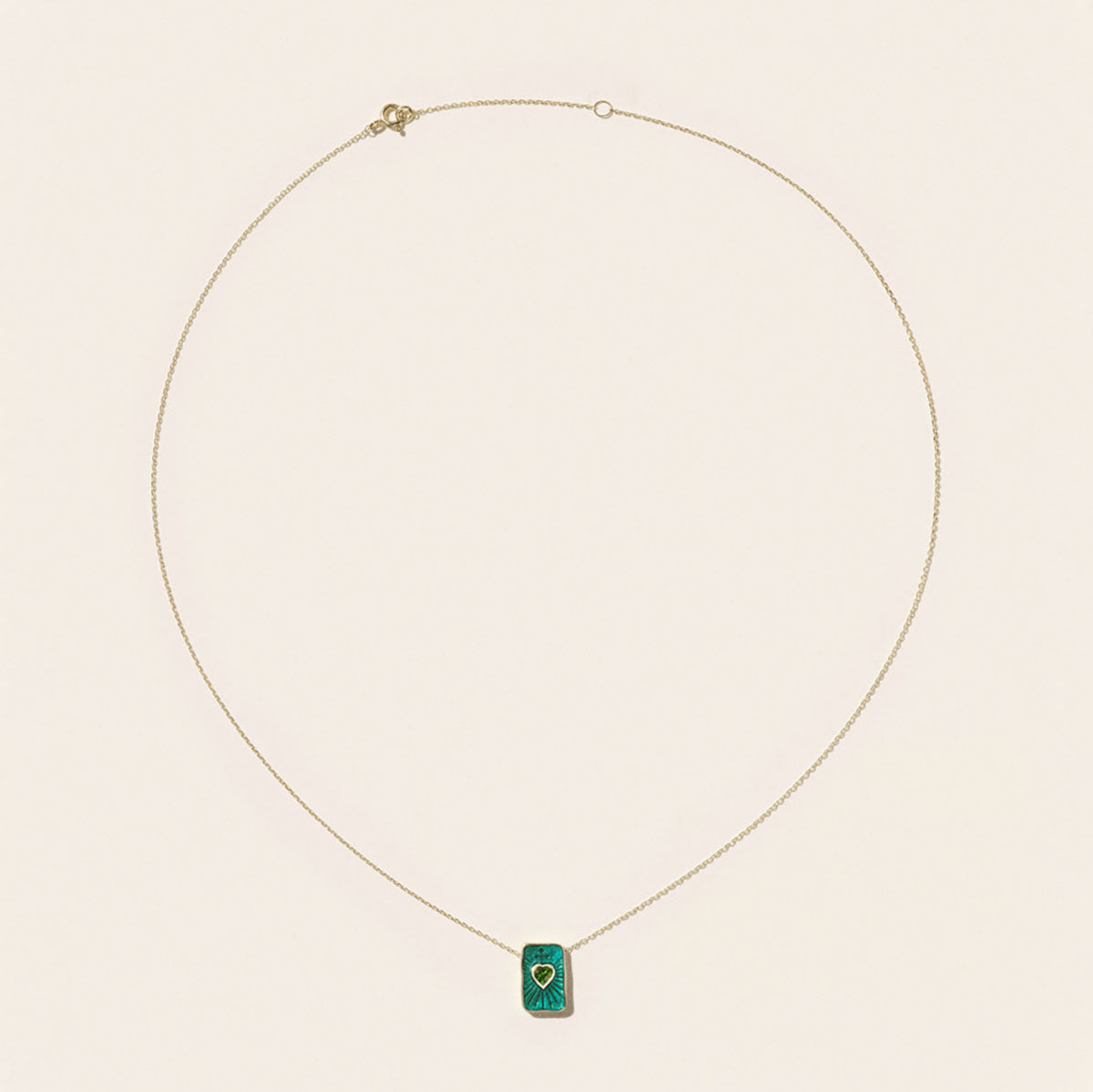 Deva Necklace in Diopside