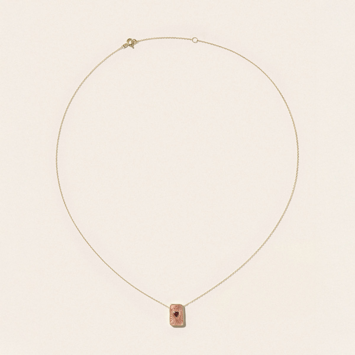 Deva Necklace in Garnet
