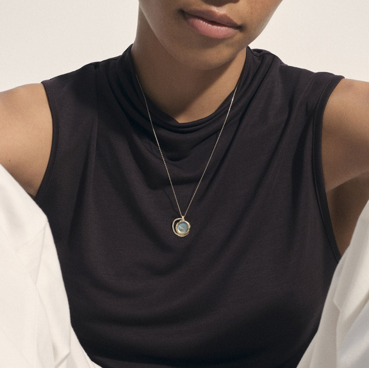 Gaia No.3 Necklace in Moonstone