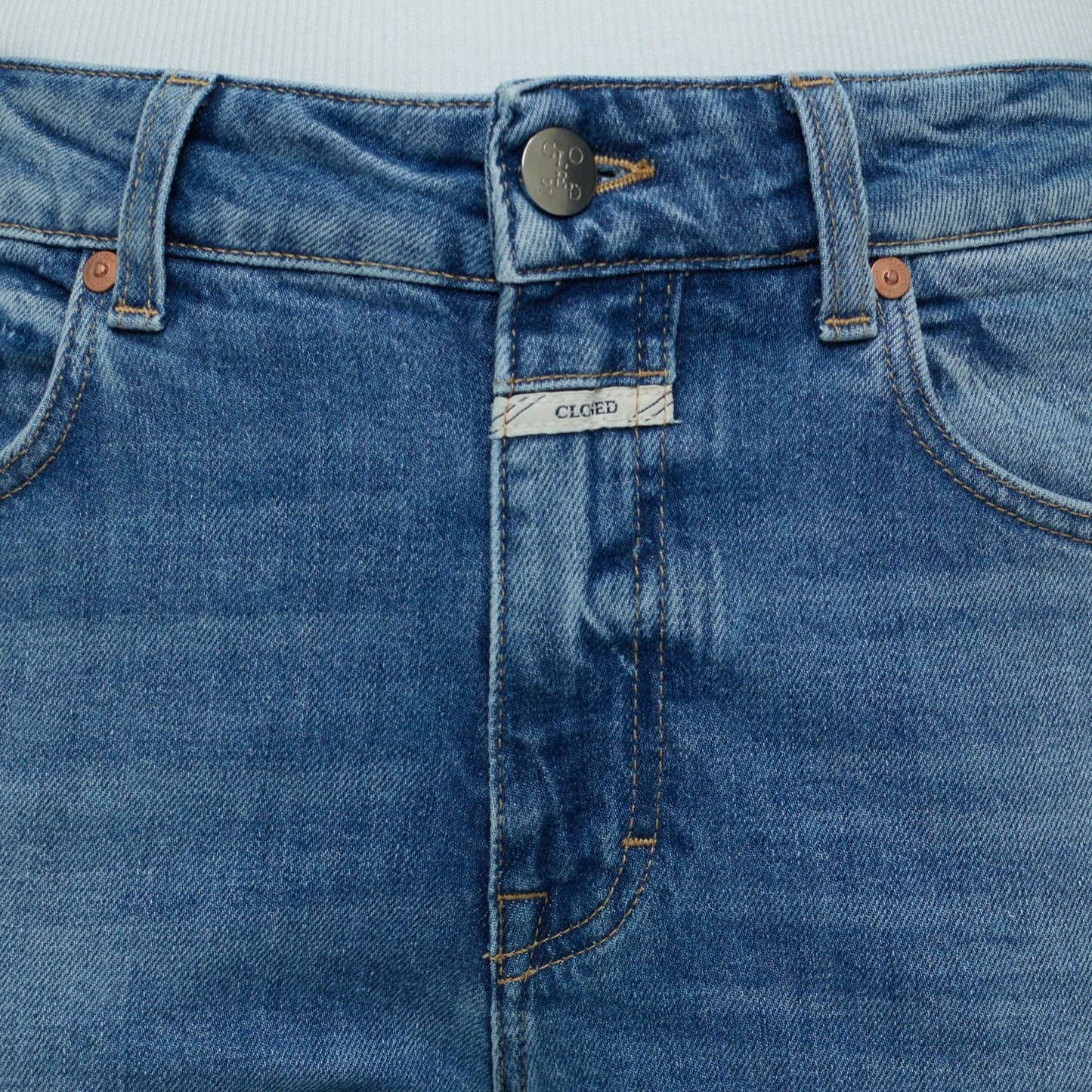 Milo Slim Jean in Mid Blue