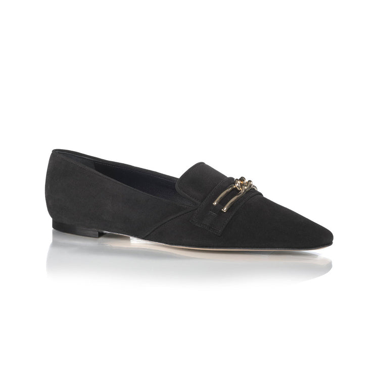 Chase Loafer in Black Suede