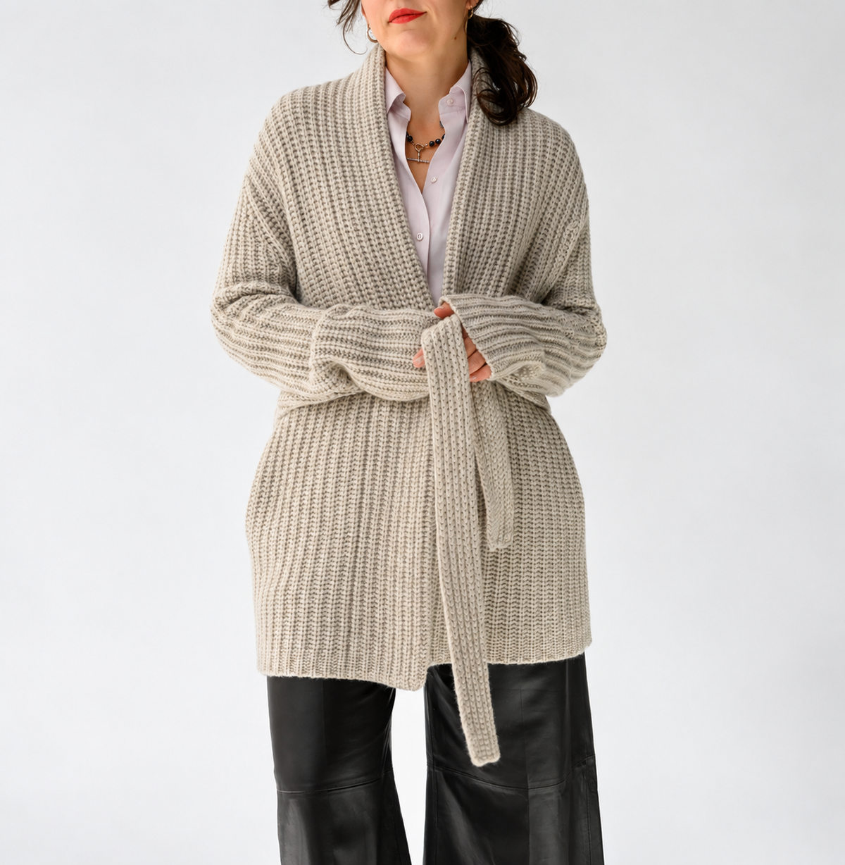 Jacqueline Cardigan in Sand