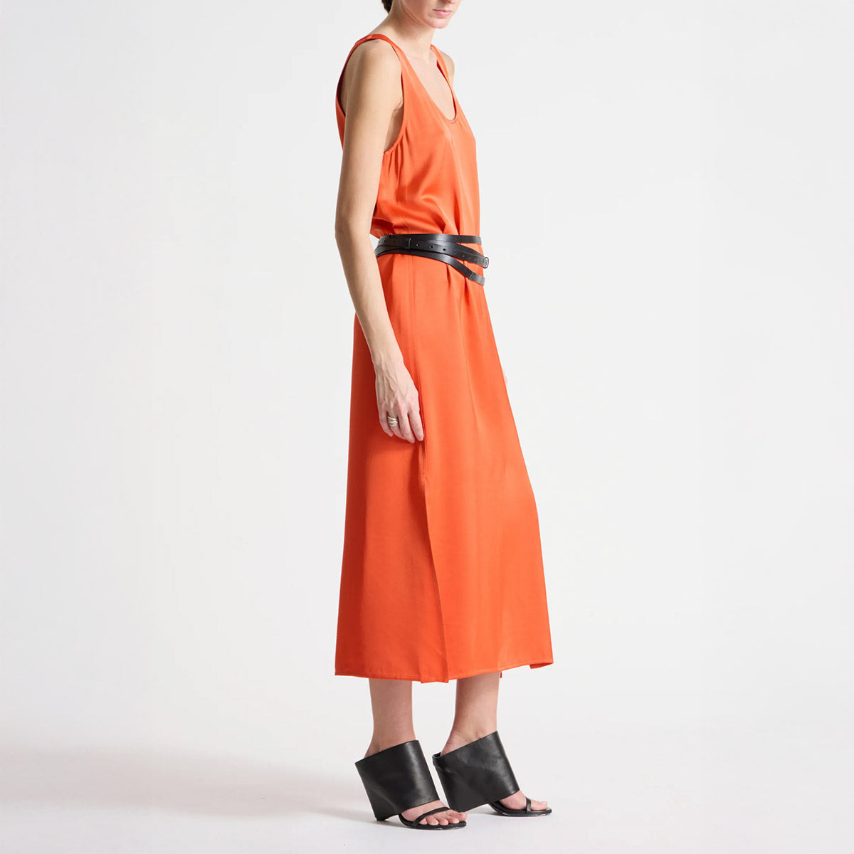 James Charmeuse Maxi in Mandarin