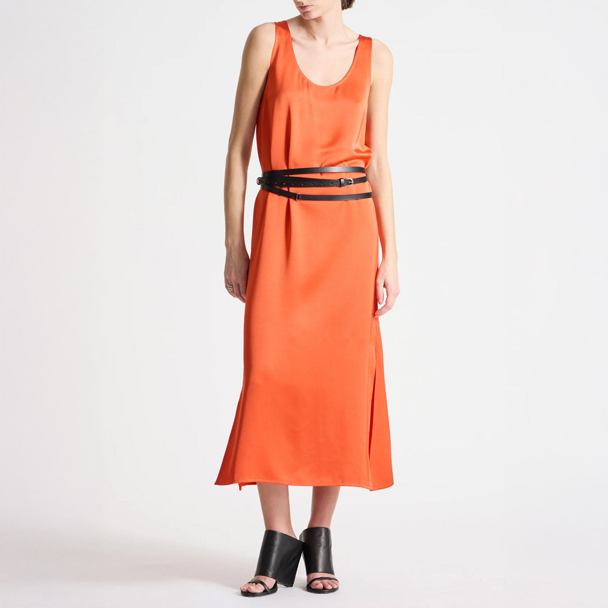 James Charmeuse Maxi in Mandarin