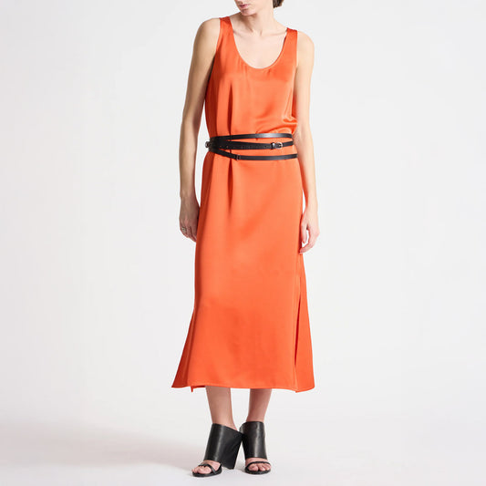James Charmeuse Maxi in Mandarin