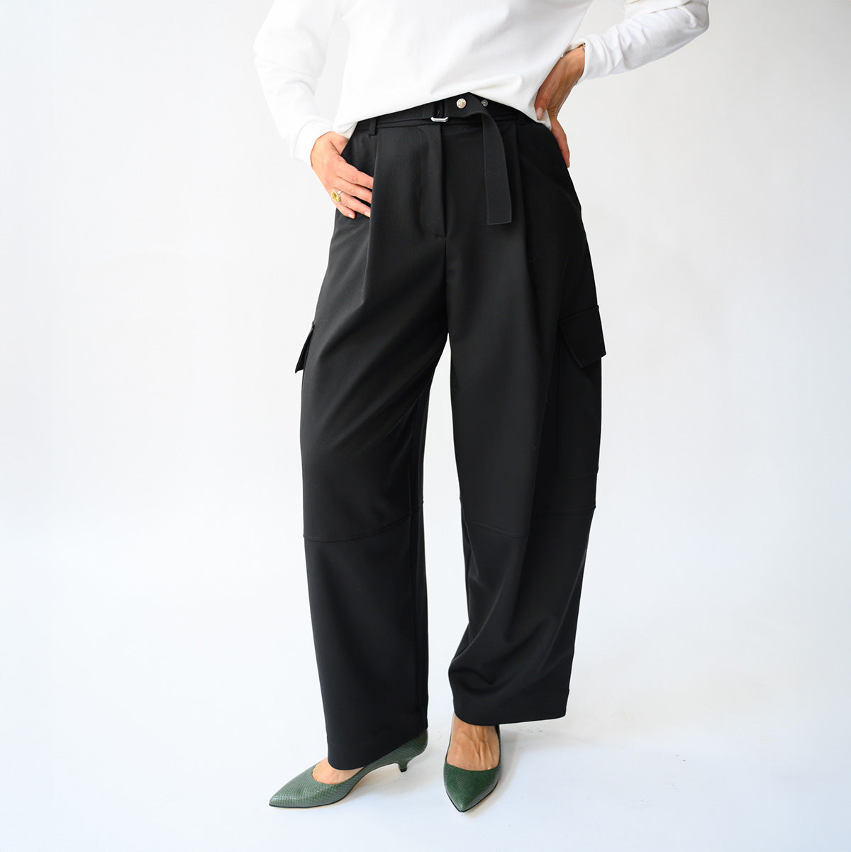 Cargo Trouser in Nero
