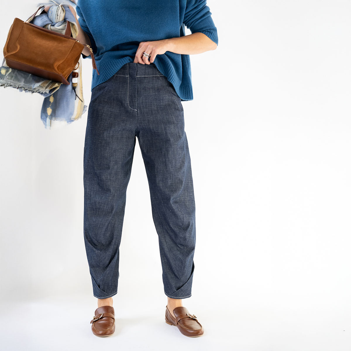 Takeo Eco Denim Pant in Indigo