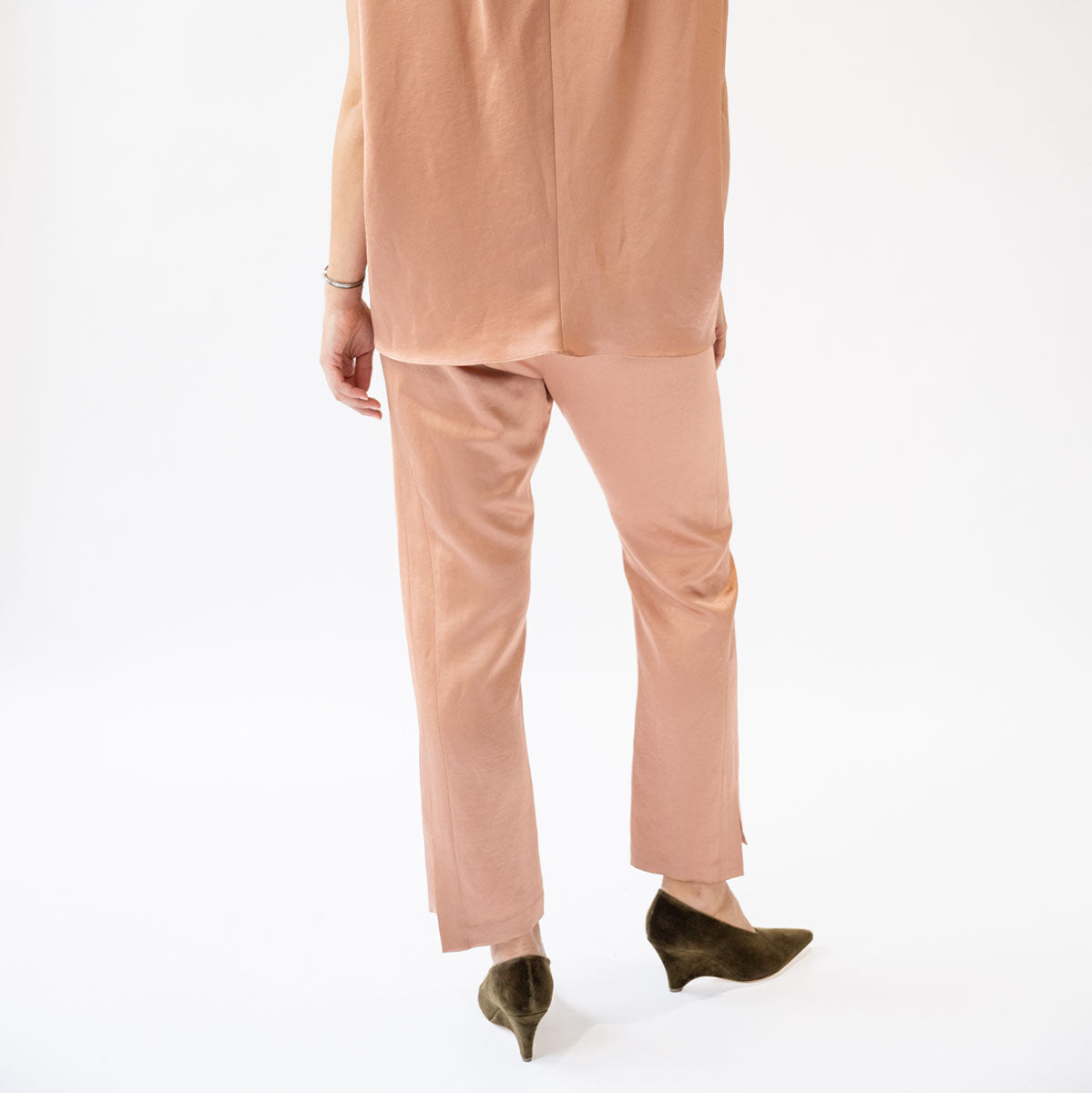 Slim Elli Pant in Rose Gold