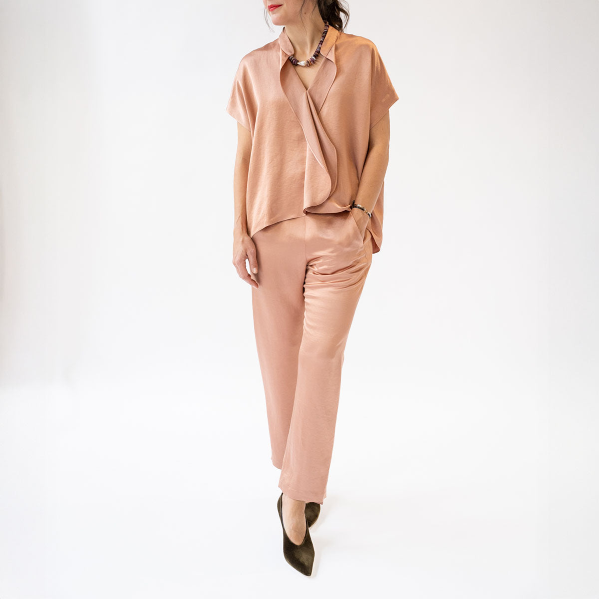 Fin Gaban Shirt in Rose Gold
