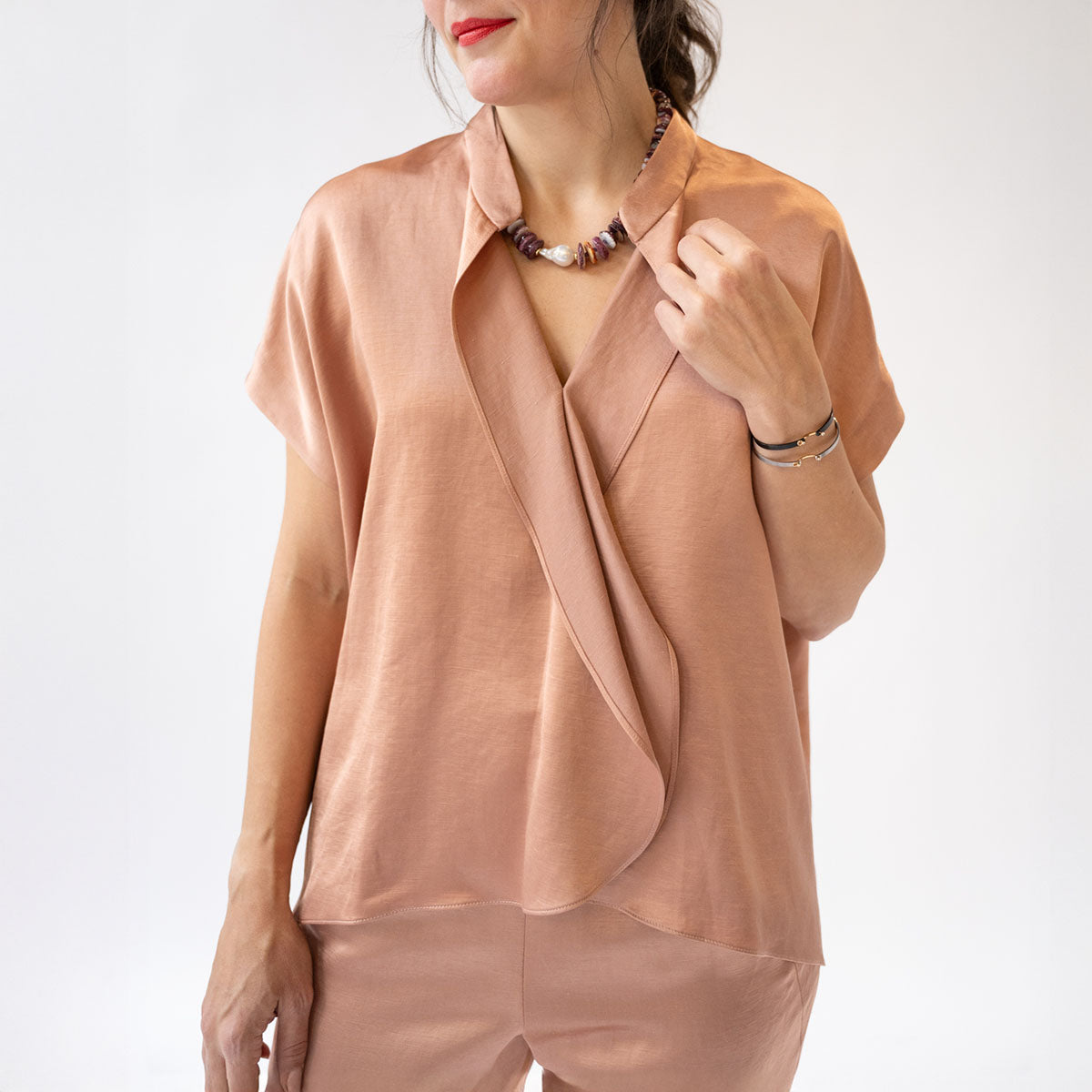 Fin Gaban Shirt in Rose Gold