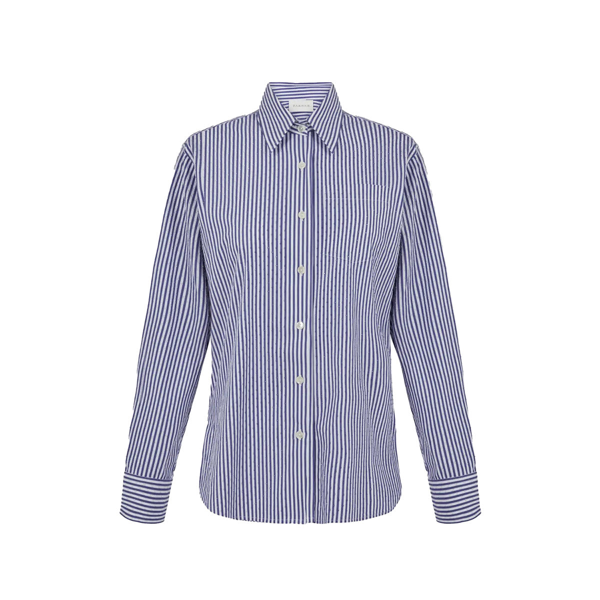 Cashine Button Down in Fantasia Bluette
