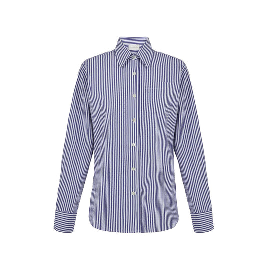 Cashine Button Down in Fantasia Bluette