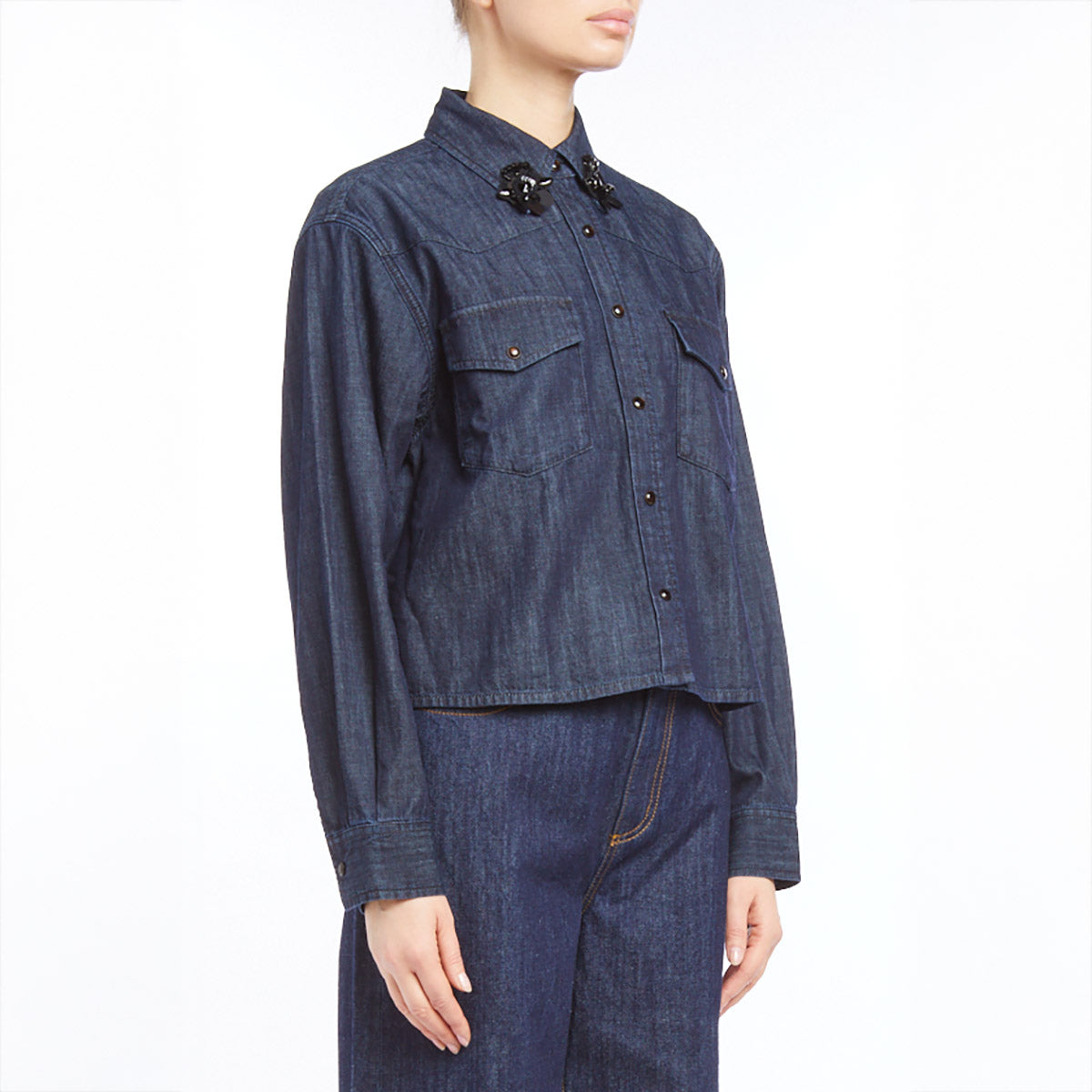 Candore Shirt in Fantasia Nero