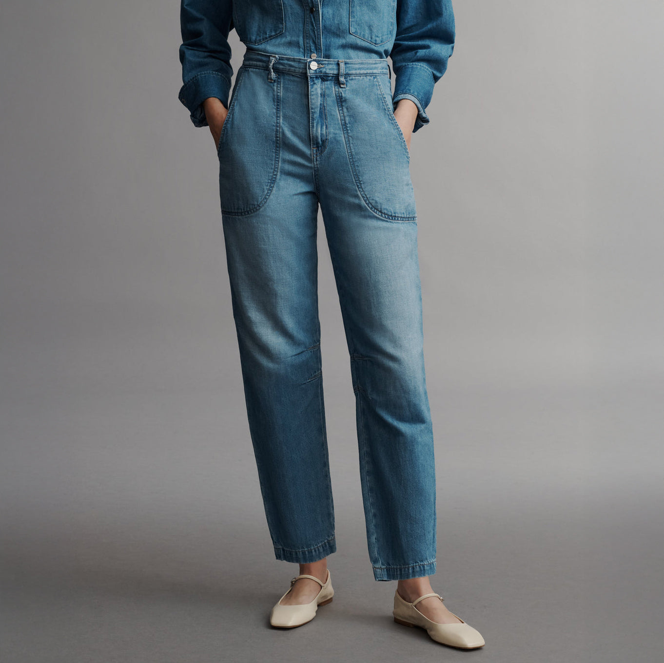 Jetties Beach Jean in Vintage Wash