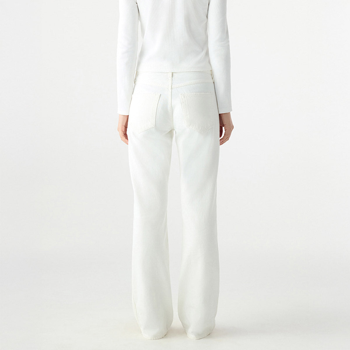 Marcenia Bootcut in Eggshell