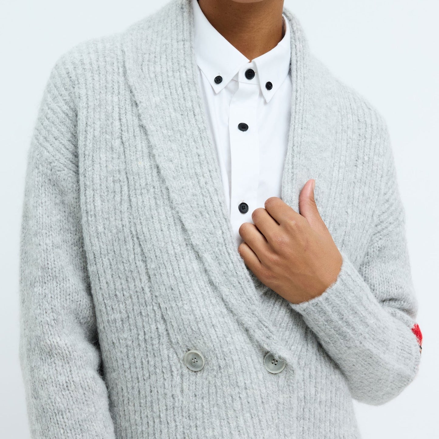 Arcadia Knit Cardigan in Grey