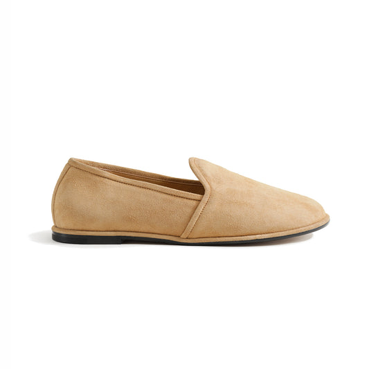 Cigar Flats in Sand Suede