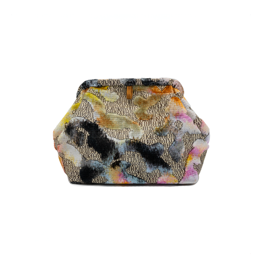 Susan Clutch in Pink & Purple Multicolor