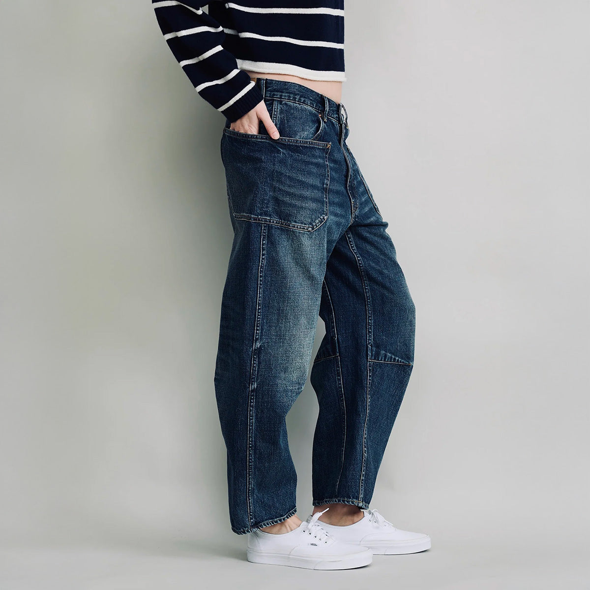 Bella Utility Pant in Sloane Indigo