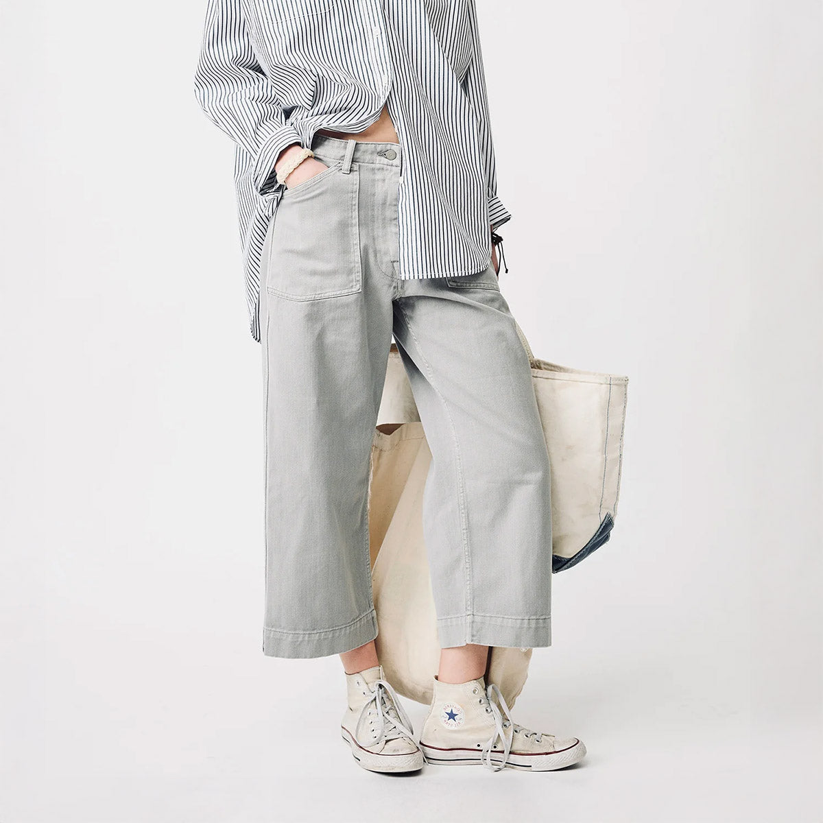 Georgia Work Pant in Medium Grey
