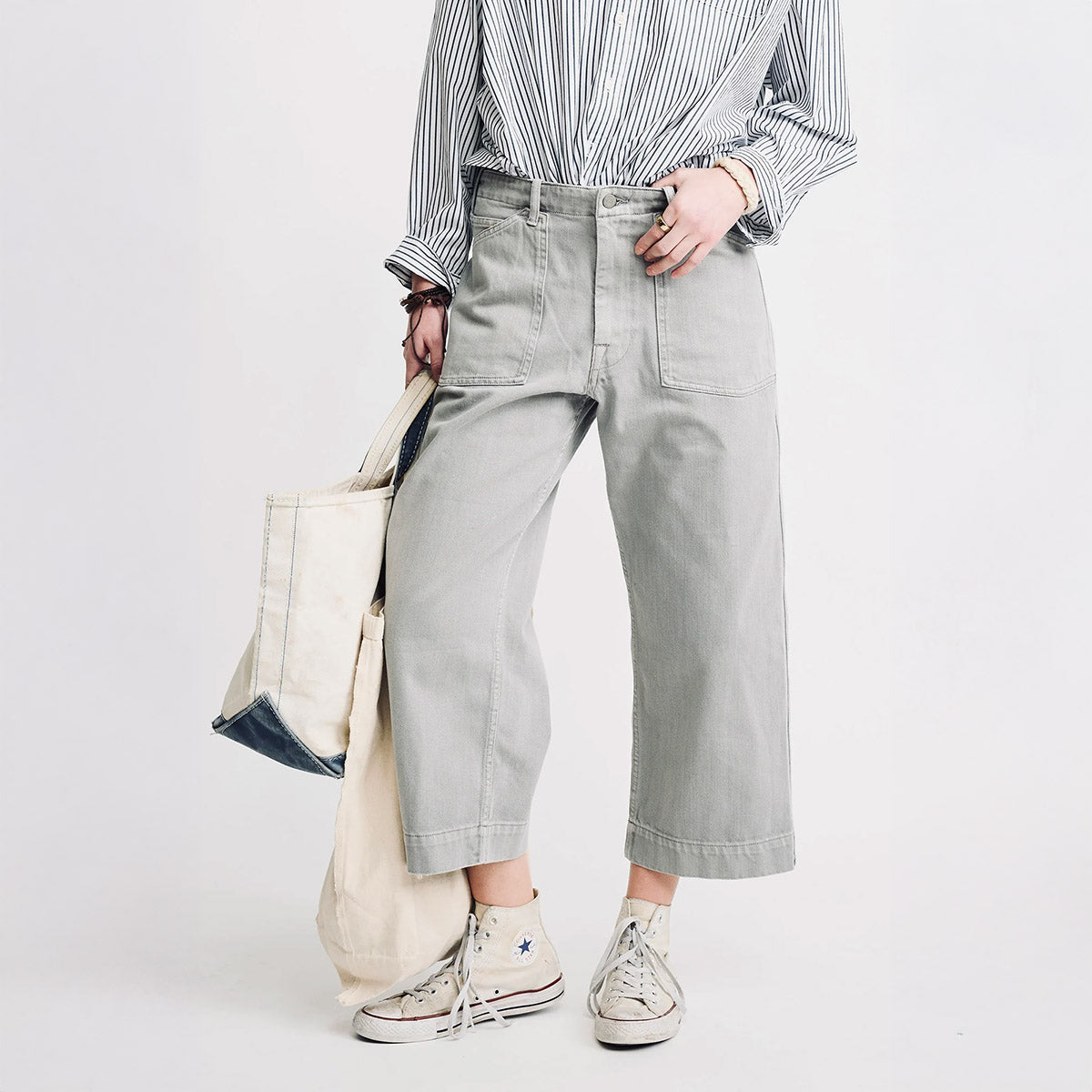 Georgia Work Pant in Medium Grey