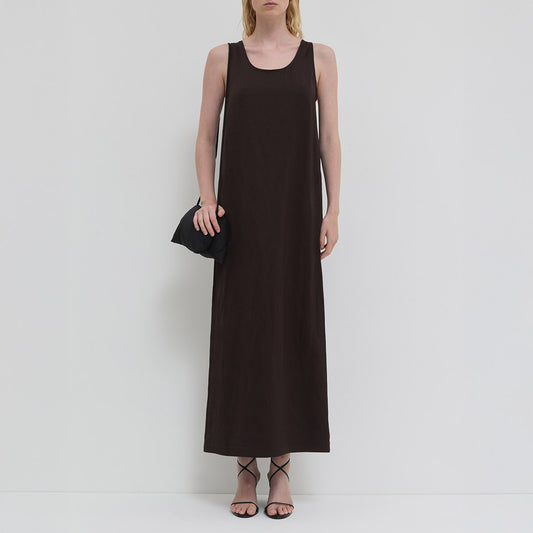 Dunis Dress in Chocolate