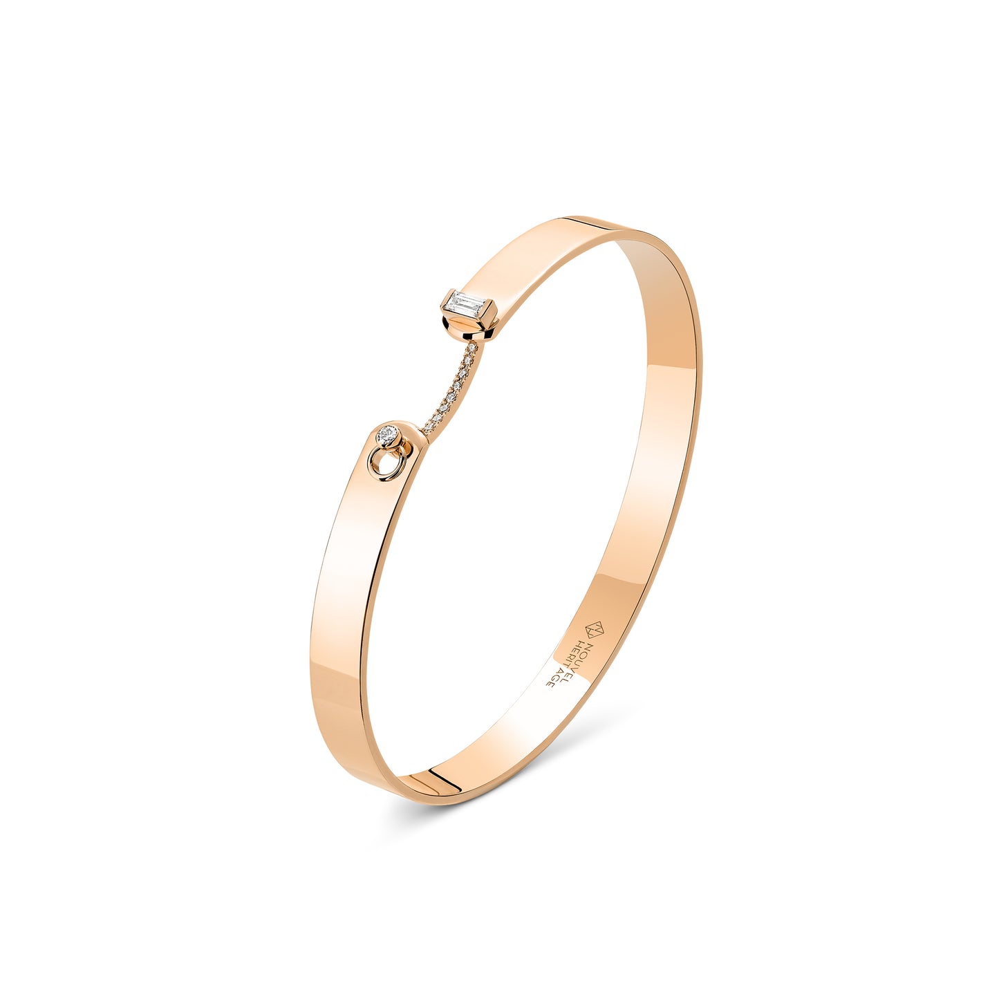 Dinner Date GM Bangle in Rose Gold