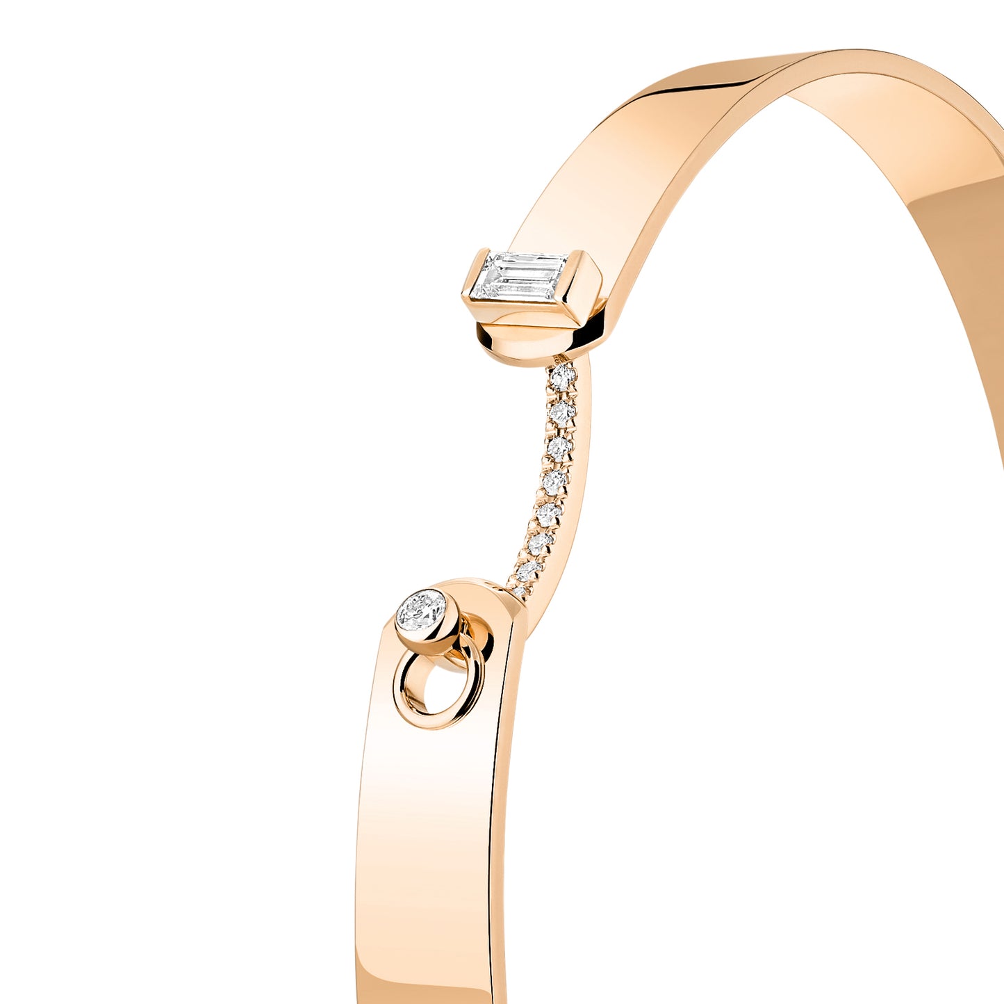 Dinner Date GM Bangle in Rose Gold