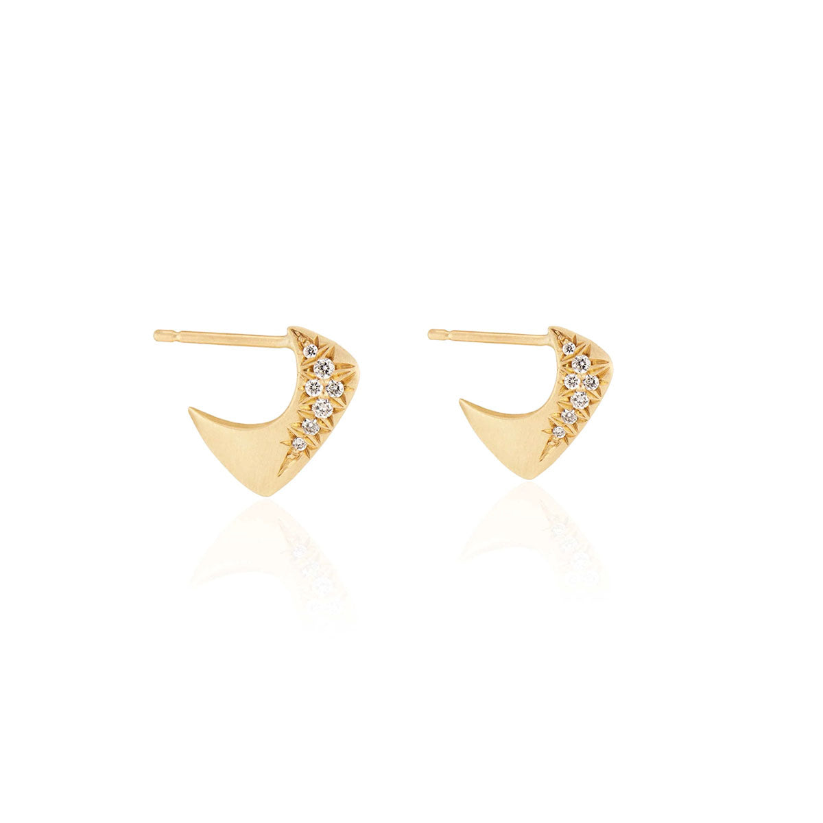Yemaya Hoops in 10K Yellow Gold